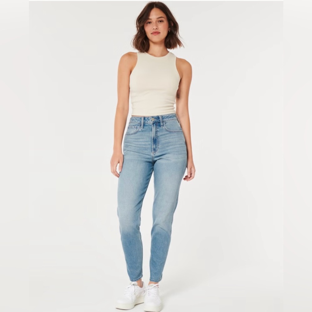HOLLISTER “Curvy Ultra High Rise” Mom Jeans - 16L - Picture 12 of 15